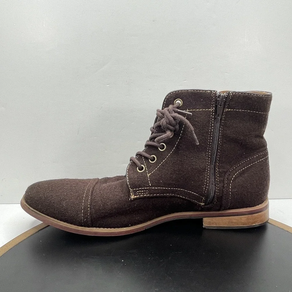 Giorgio Brutini Ankle Boots Men Size 11 Cap Toe Brown Casual Heritage